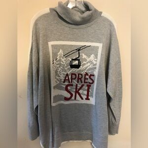 Talbots Gray “Apres Ski” Sweater
